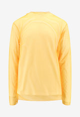 Jil Sander Long-Sleeved Printed T-shirt Yellow J22FV0110JTN325_832_Orange_29844026