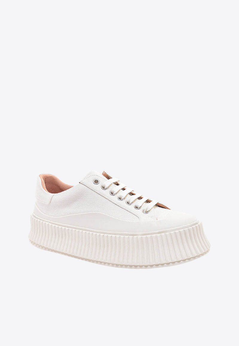 Jil Sander Low-Top Leather Sneakers White J15WS0002P2965_107_White_29844442