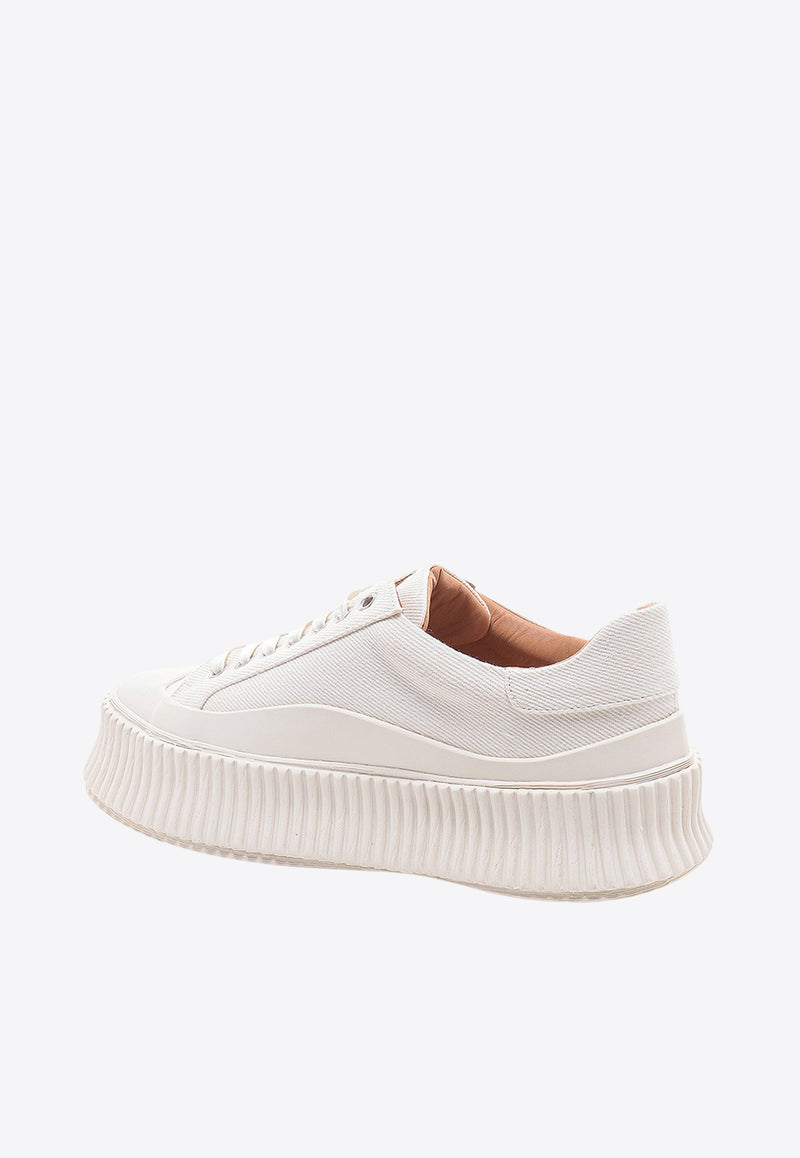 Jil Sander Low-Top Leather Sneakers White J15WS0002P2965_107_White_29844442