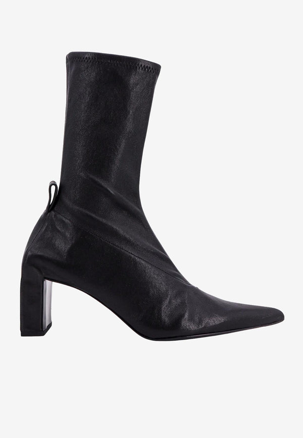 Jil Sander 65 Leather Mid-Calf Boots Black J15WU0046P5810_001_Black_29840073