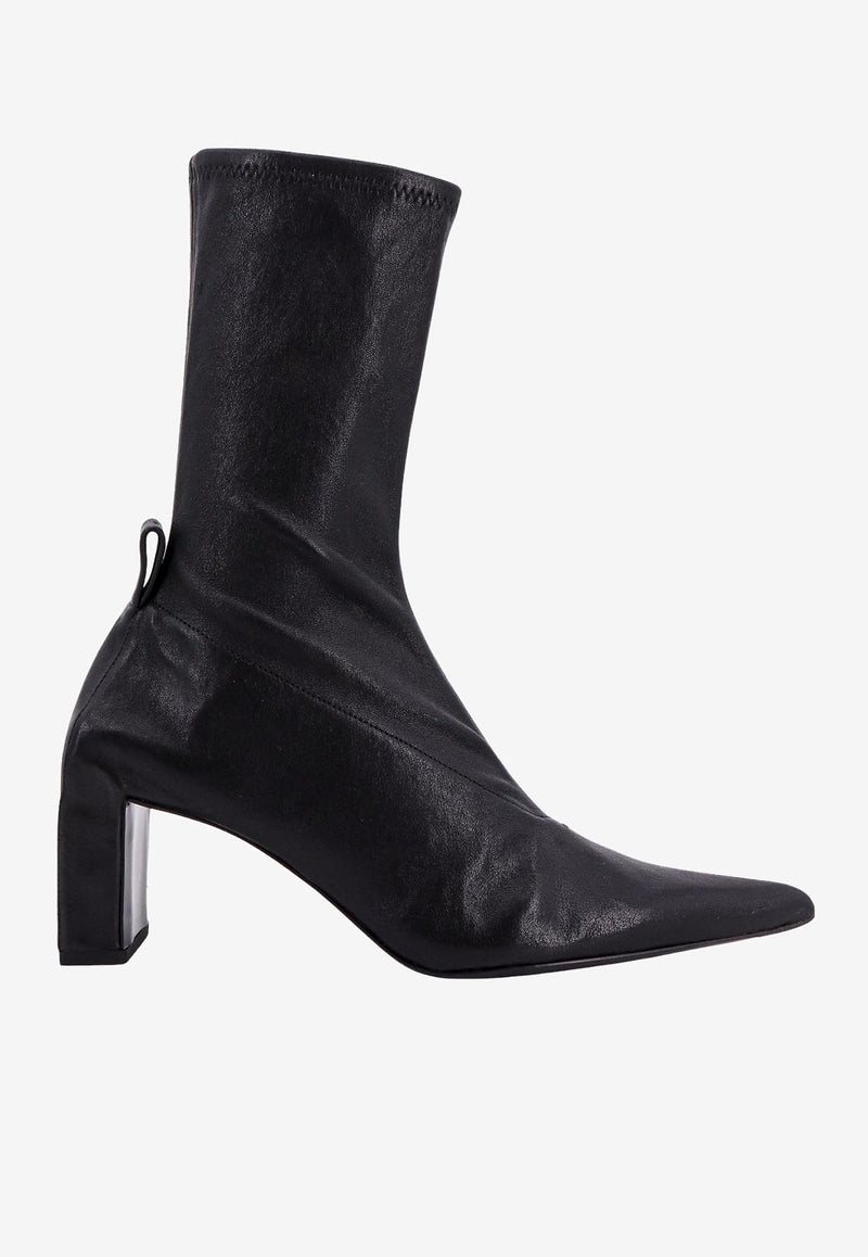 Jil Sander 65 Leather Mid-Calf Boots Black J15WU0046P5810_001_Black_29840073