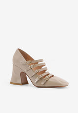 Chloé Janis 80 Patent Leather Pumps Gray CHC25A11CSG034_Citygrey_32772869