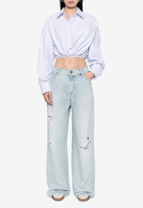 Golden Goose DB Ripped Boyfriend Jeans Blue GWP02079P001850_50134_CLOUD BLUE_32774264