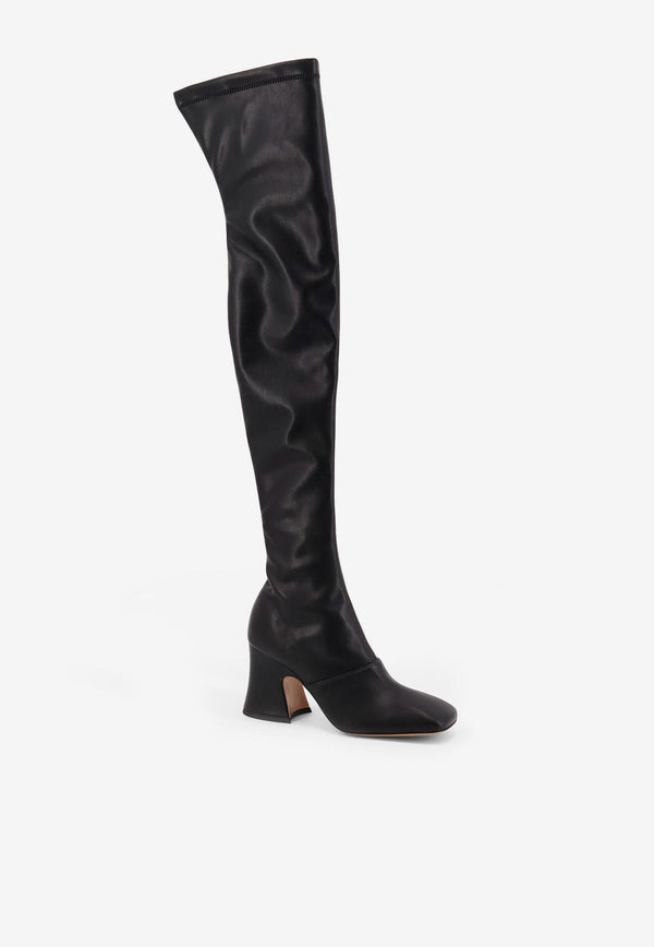 Chloé Janis 80 Over-The-Knee Boots Black CHC25A11HSV001_Black_32772853