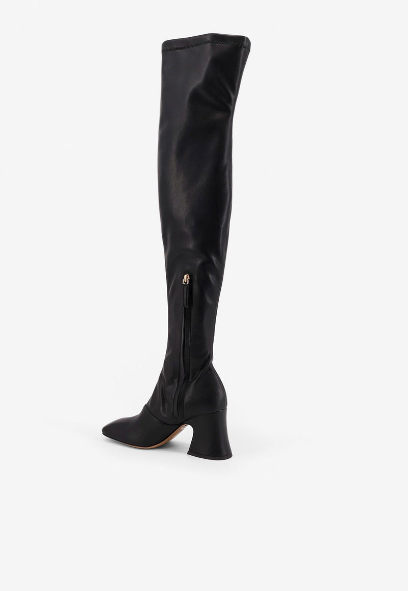 Chloé Janis 80 Over-The-Knee Boots Black CHC25A11HSV001_Black_32772853