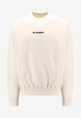 Jil Sander Logo Print Crewneck Sweatshirt Beige J47GU0001J20010_279_Beige_29846885