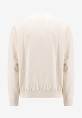 Jil Sander Logo Print Crewneck Sweatshirt Beige J47GU0001J20010_279_Beige_29846885