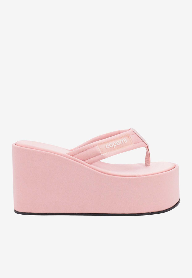 Coperni 90 Logo Patch Platform Wedge Sandals Pink COPSH09441_LPNK_Pink_32772241