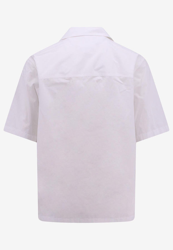 Jil Sander Logo Label Short-Sleeved Shirt White J47DL0106J45127_100_White_29840412