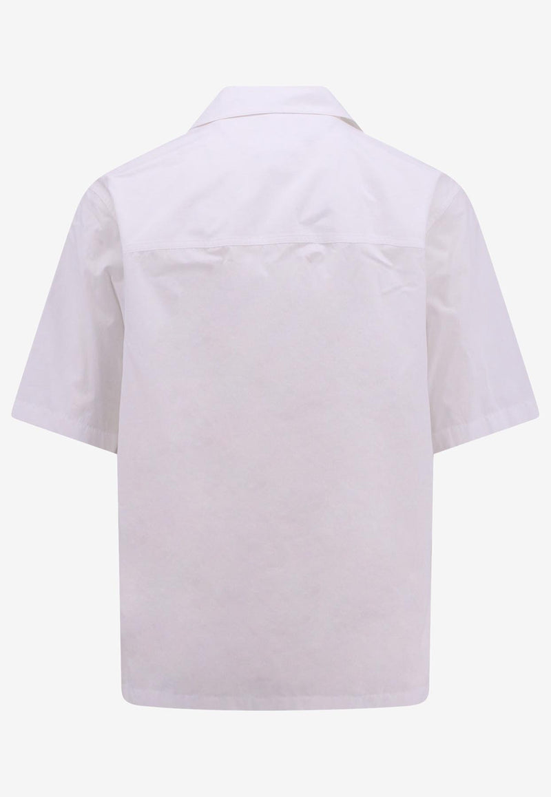 Jil Sander Logo Label Short-Sleeved Shirt White J47DL0106J45127_100_White_29840412