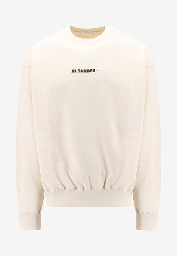 Jil Sander Logo Print Crewneck Sweatshirt Beige J47GU0001J20010_279_Beige_29848554