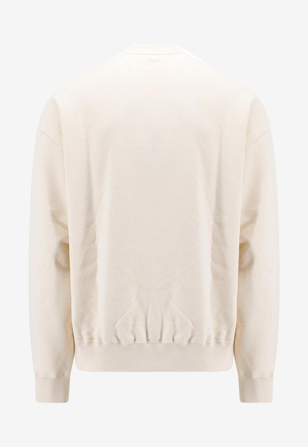 Jil Sander Logo Print Crewneck Sweatshirt Beige J47GU0001J20010_279_Beige_29848554
