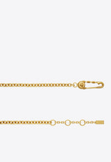 Versace Safety Pin Chain Belt Metal