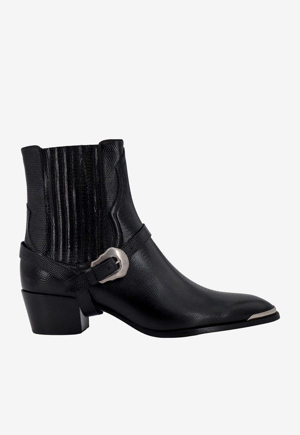 Celine Isaac Leather Boots Black 356903963C_38NO_Black_29849595