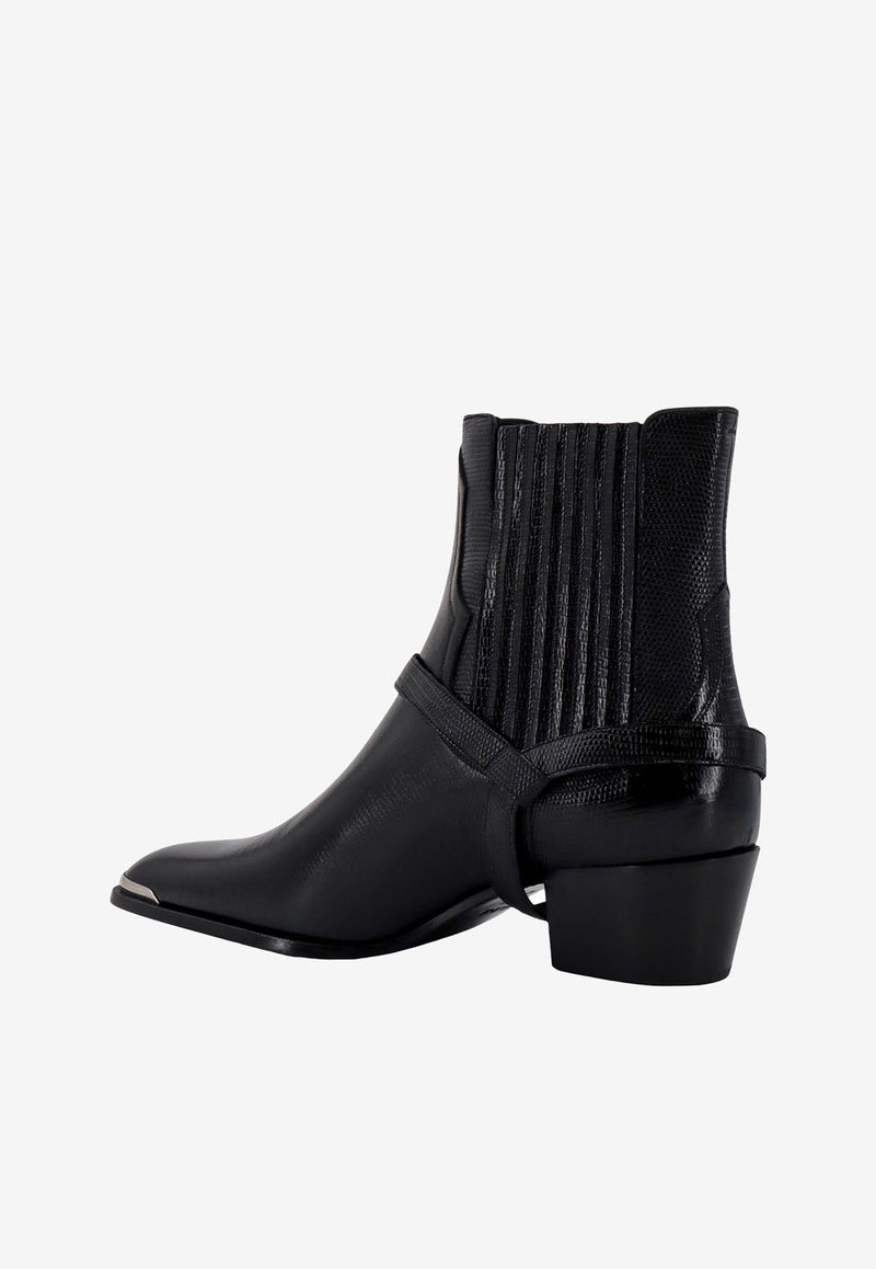Celine Isaac Leather Boots Black 356903963C_38NO_Black_29849595