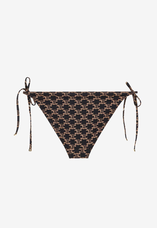 Celine Triomphe Print Bikini Bottom Brown 2Z273939T_17BR_Brown_29853932