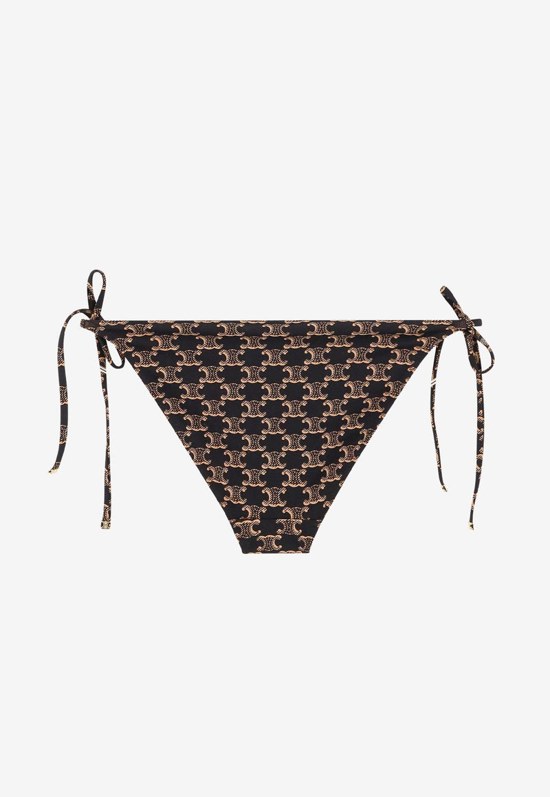 Celine Triomphe Print Bikini Bottom Brown 2Z273939T_17BR_Brown_29853932