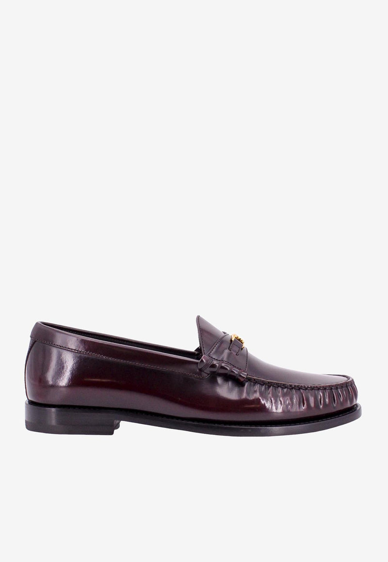 Celine Luco Triomphe Leather Loafers Brown 334773602C_28BD_Black_29850596