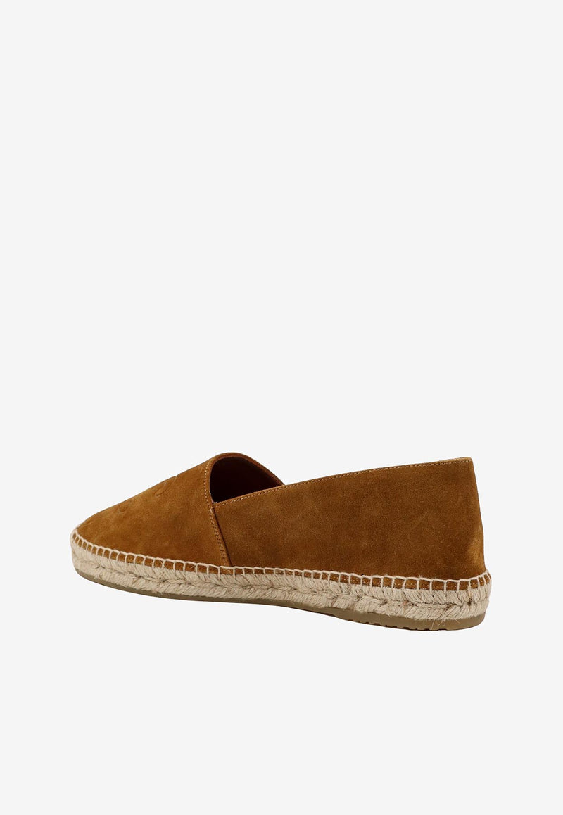 Celine Logo Suede Espadrilles Brown 359633003C_19DT_Brown_29850968
