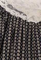 Chloé Silk Mini Dress Black CH25ARO28145905_Blackwhite_32772797