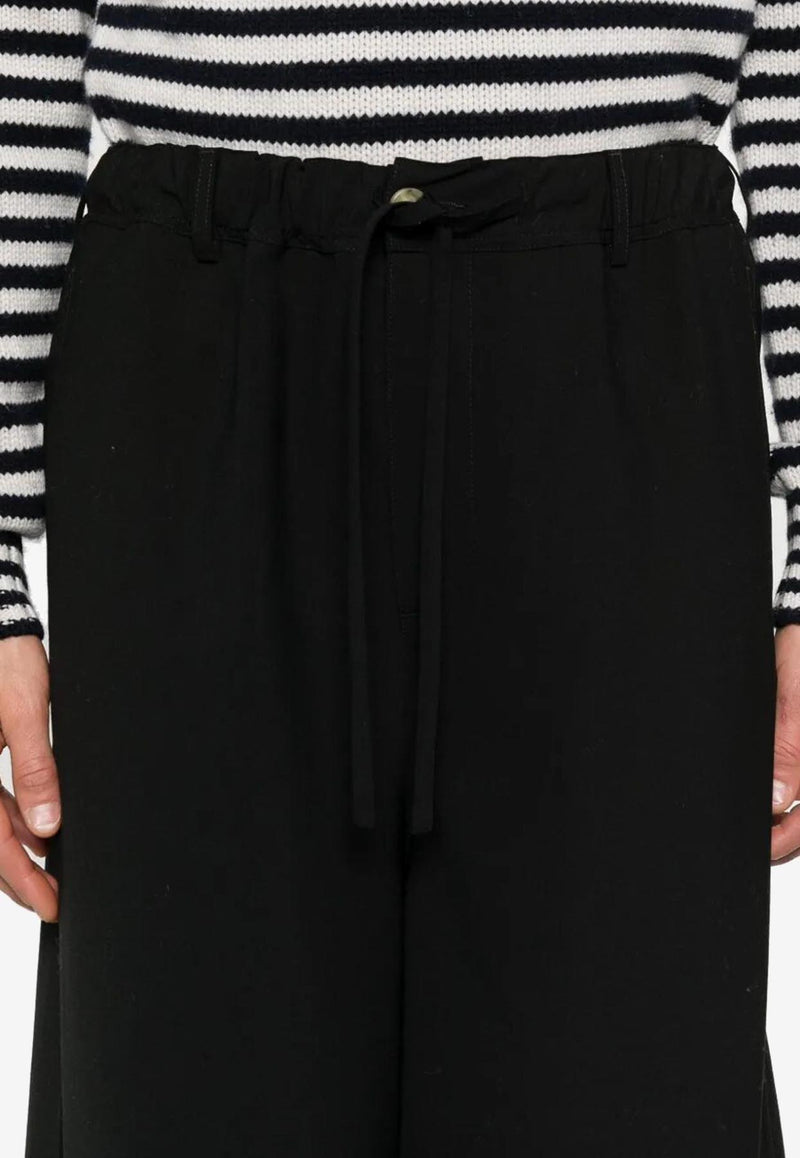 Marni Elastic-Waist Wide-Leg Pants Black PUMU0290A1UTP771_00N99_Black_32943264