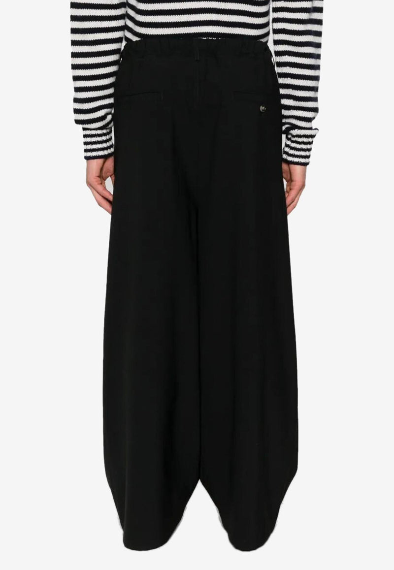 Marni Elastic-Waist Wide-Leg Pants Black PUMU0290A1UTP771_00N99_Black_32943264