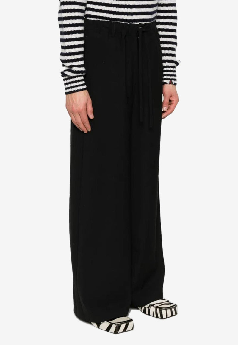 Marni Elastic-Waist Wide-Leg Pants Black PUMU0290A1UTP771_00N99_Black_32943264