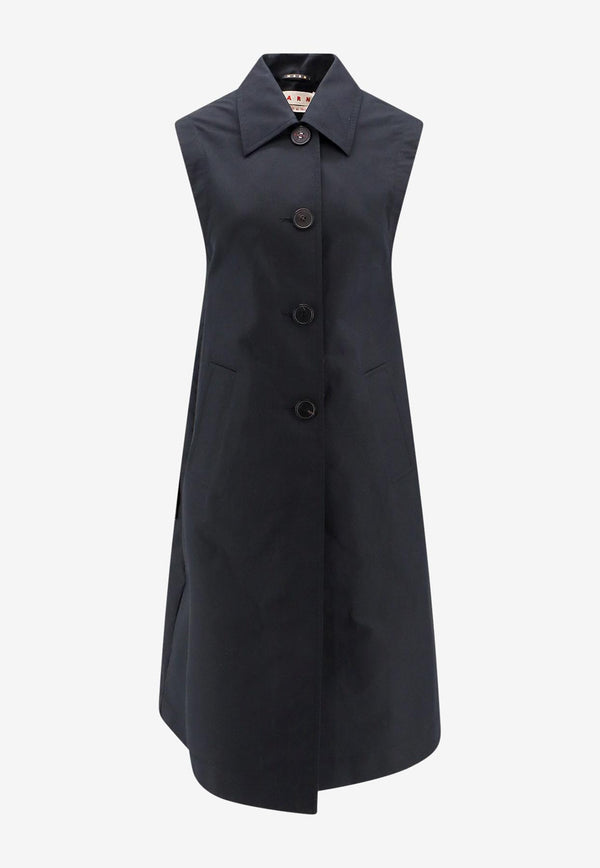 Marni Sleeveless Single-Breasted Coat Black GLMA0082A0UTC314_00N99_Black_32943236