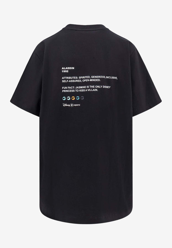 Coperni X Disney Jasmine T-shirt Black DJS03F5036JAS_BLK_Black_32772280