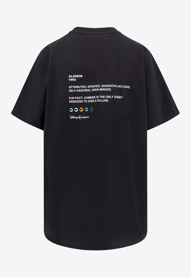Coperni X Disney Jasmine T-shirt Black DJS03F5036JAS_BLK_Black_32772280