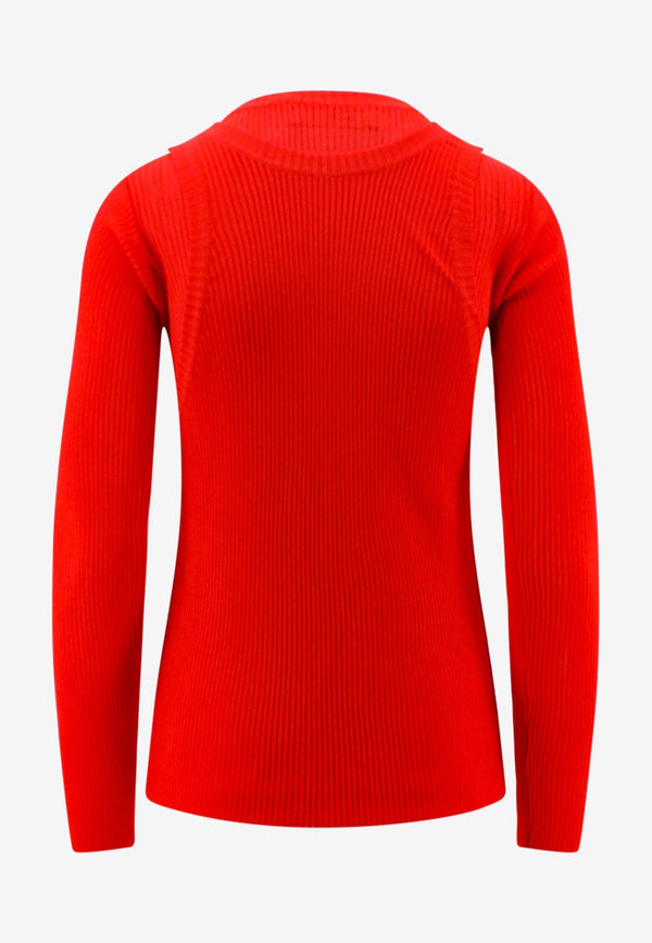 Marni Double-Layered Crewneck Sweater Red GCMD0456A0UFV216_00R60_Red_32943238