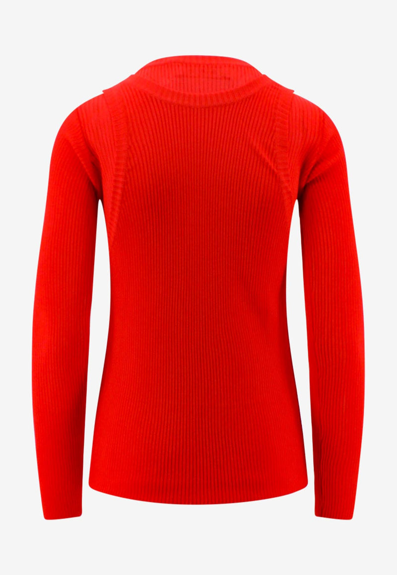 Marni Double-Layered Crewneck Sweater Red GCMD0456A0UFV216_00R60_Red_32943238