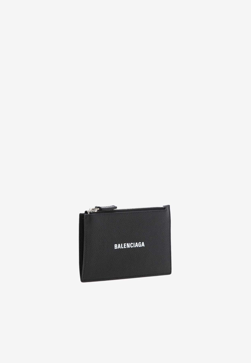 Balenciaga Logo Print Long Cardholder Black 6405351IZI31090_82391