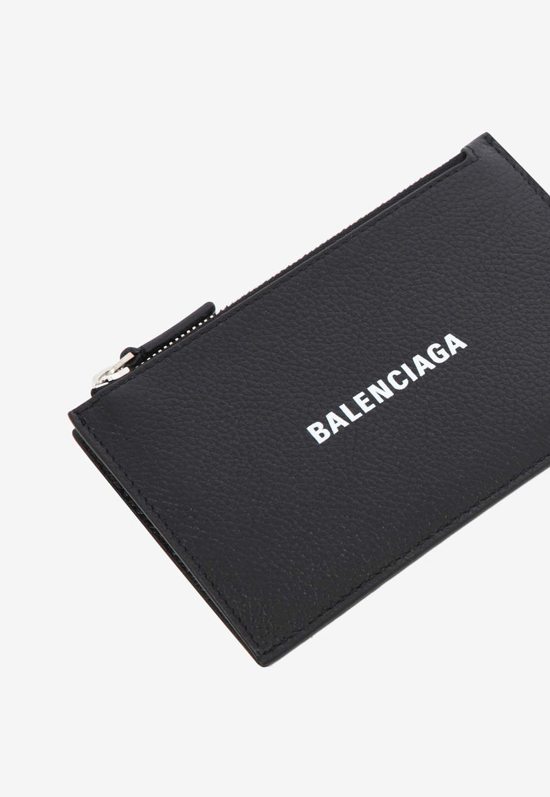 Balenciaga Logo Print Long Cardholder Black 6405351IZI31090_82391