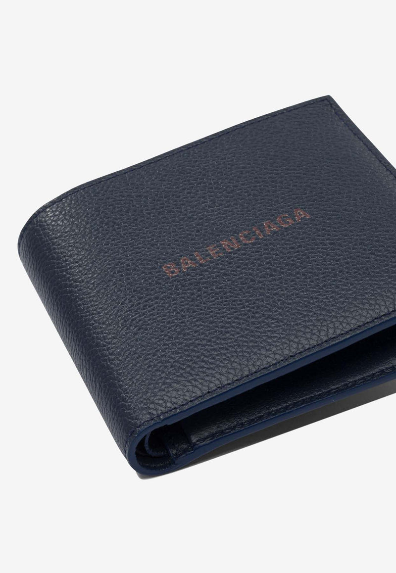 Balenciaga Cash Square Folded Coin Wallet Blue 5943151IZI34666_82997