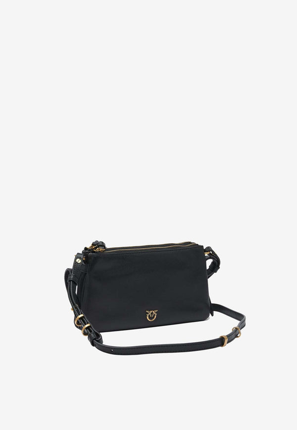 PINKO Mini Leather Double Bag  Black 105359A0QOZ99Q_fb2812b0-0692-42d6-9ef8-f1e989e93a47