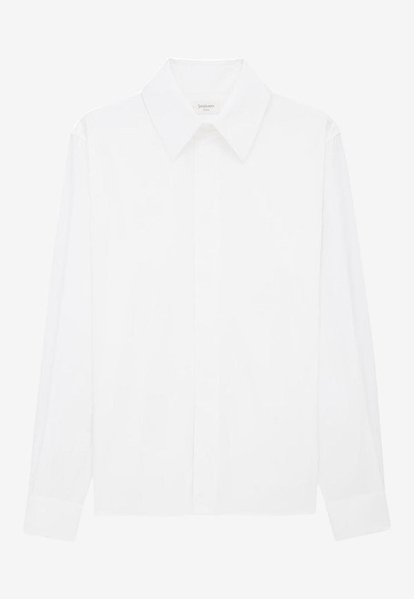 Saint Laurent Cassandre Formal Shirt White 826821Y217W9000_White_29853835