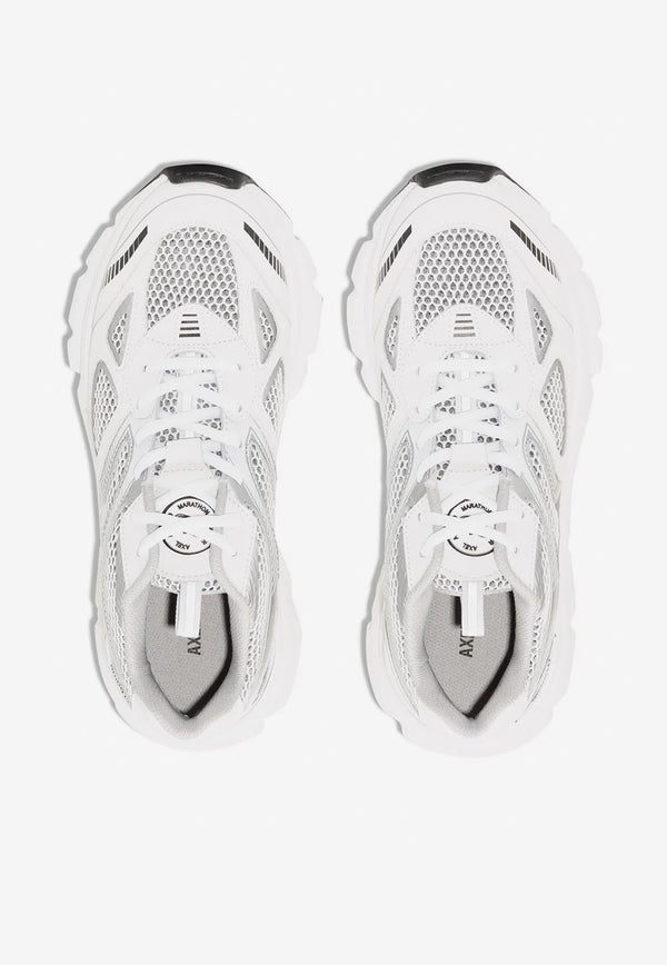 Axel Arigato Marathon Leather and Mesh Sneakers White 93036_WHITE_White_33001999