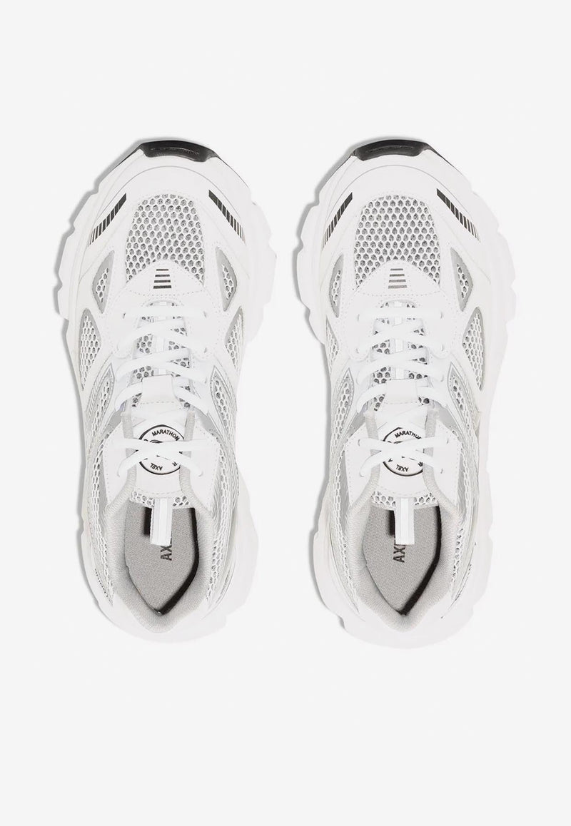 Axel Arigato Marathon Leather and Mesh Sneakers White 93036_WHITE_White_33001999