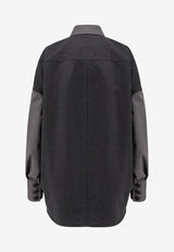 Stella McCartney Colorblocked Wool Shirt Gray 6201593CU7031230_ASH GREY_31986662