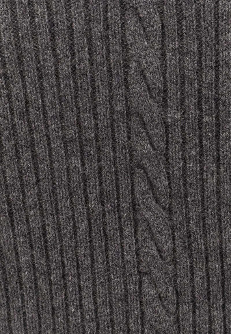 Enfants Riches Déprimés Distressed Cashmere Vest Gray 080244_GREY_Grey_31299780