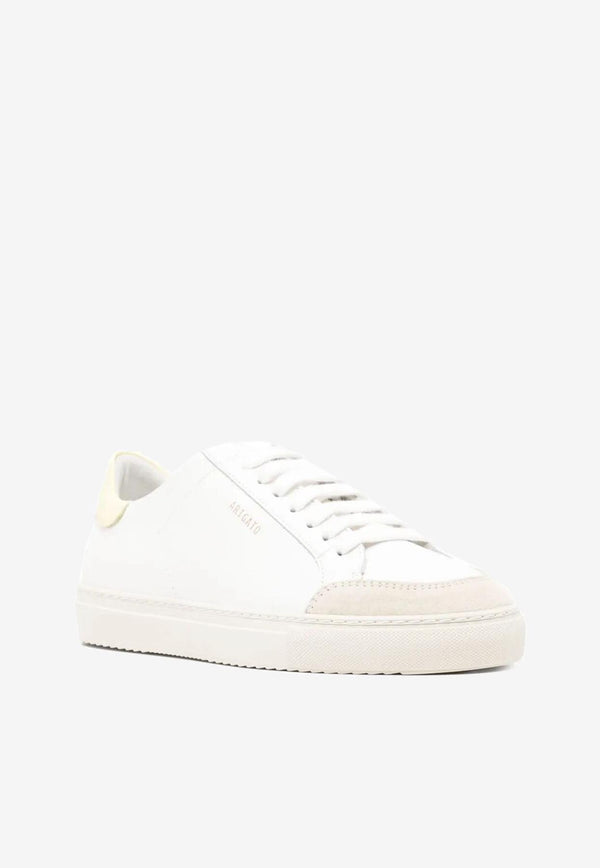 Axel Arigato Clean 90 Triple Low-Top Sneakers White F2830001WHITE LT YELLOW_White_33002003