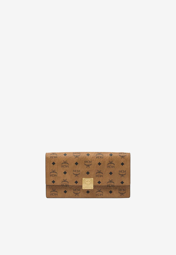 MCM Large Aren Monogram Clutch Bag Cognac MYLFATA01COGNAC_92fde91b-35bd-4cc0-a14e-3a954d045ab9