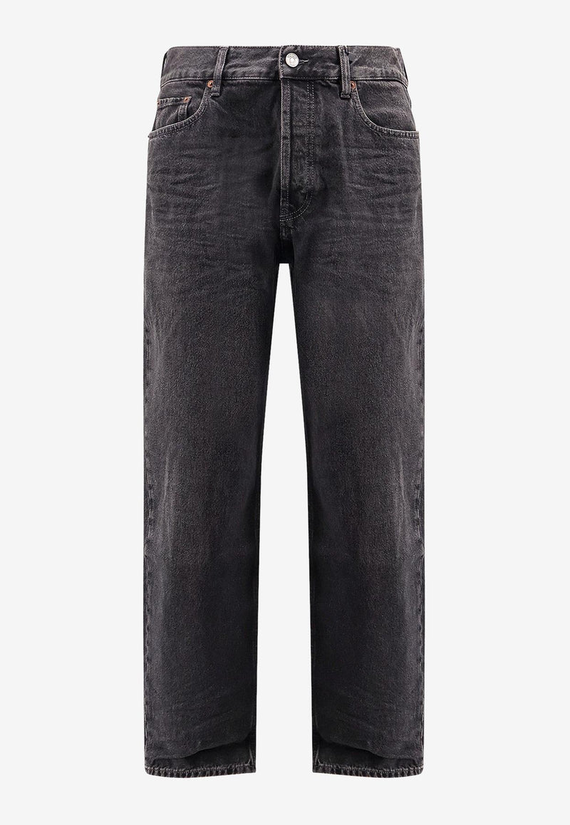 Saint Laurent Mick Long Straight Faded Jeans Black 816412Y33VA1297_Westwood Black_29850464