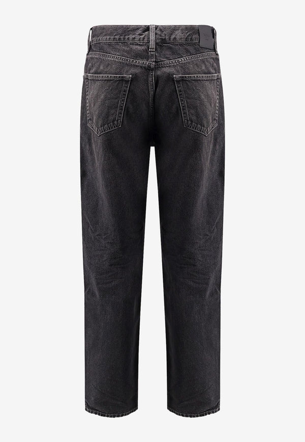 Saint Laurent Mick Long Straight Faded Jeans Black 816412Y33VA1297_Westwood Black_29850464