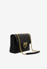 PINKO Large Love Big Puff Crossbody Bag Black 100037A0F2Z99Q_76261
