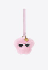 Versace Medusa Fluffy Bag Charm Pink 1018749 1A13763 1P88V