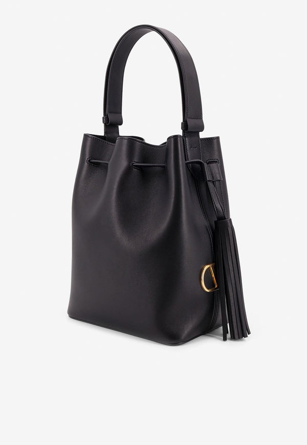 Valentino  So Seau Leather Bucket Bag Black 7W2B0R99HHL0NO_Black_31123364