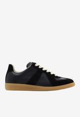 Maison Margiela Replica Leather and Suede Sneakers Black S57WS0236P1895H6851_f69b1e94-51bf-4b66-b26d-86650addb33d