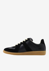 Maison Margiela Replica Leather and Suede Sneakers Black S57WS0236P1895H6851_f69b1e94-51bf-4b66-b26d-86650addb33d